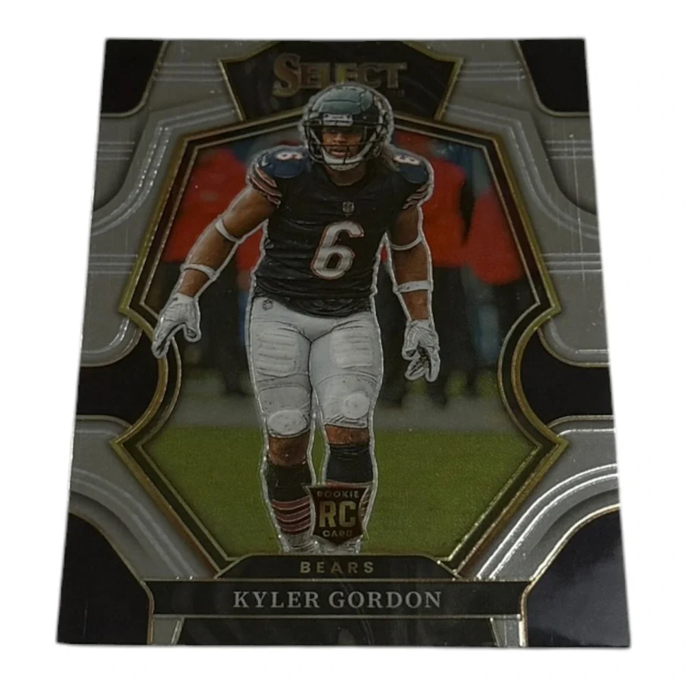 2022 Panini Select Kyler Gordon RC Premier Level Silver Prizm No 118 Bears NFL